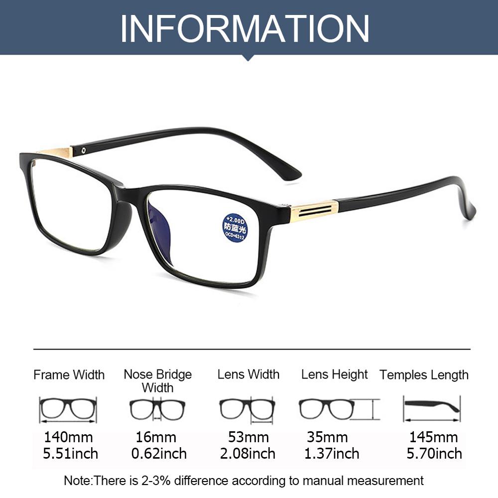 Lily Kacamata Baca Pria Wanita Vision Care Portable Blue Light Blocking Glasses