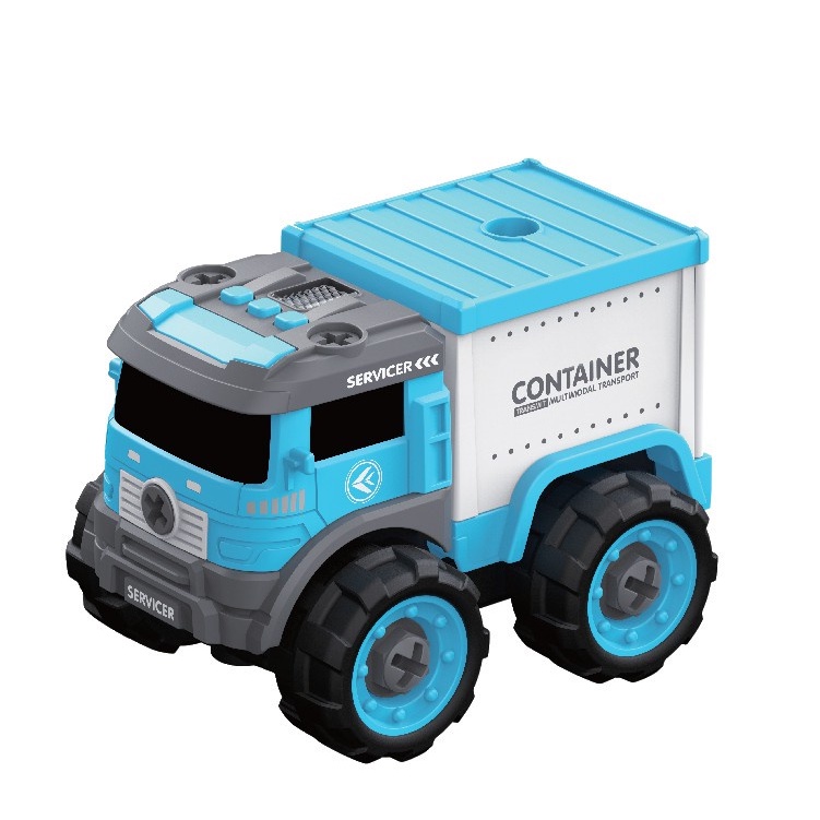 OKIEDOG DIY RC Transformer Garbage Truck Blue