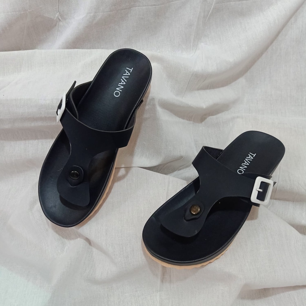 Sendal Jepit Wanita Casual Trendi Sendal Birken Wanita Kekinian Slip On - Nesanh Zaskia