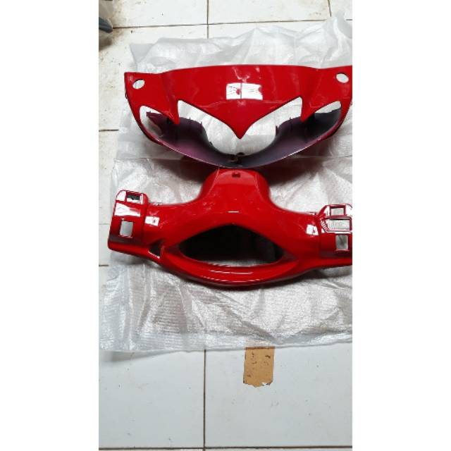 cover body Batok kepala SHOGUN 125 r/ 125 SP merah terlaris