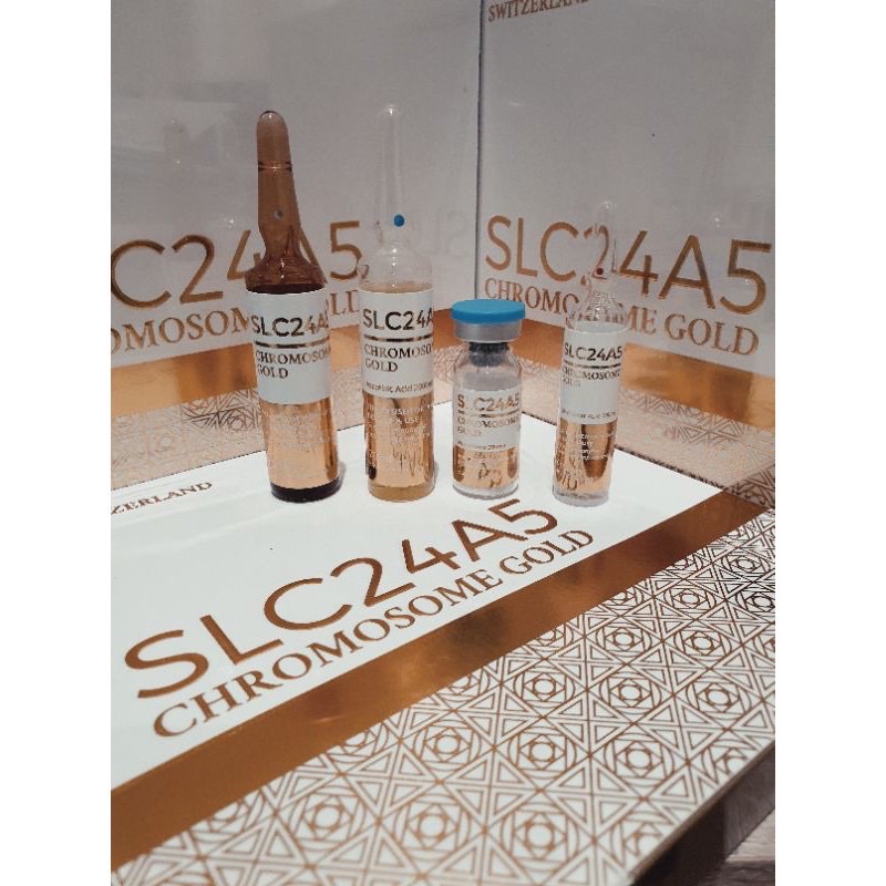 NEW SLC24A5 CHROMOSOME GOLD SINGLE INFUS WHITENING