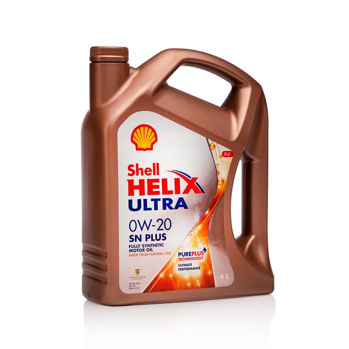 OLI MESIN MOBIL SHELL HELIX ULTRA 0W-20 (4L)
