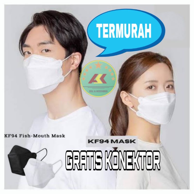 KF94 Mask Aerlop Masker Kf94 Masker Kf94 Korea Masker Kf94 Hitam Masker Kf94 Putih Earloop