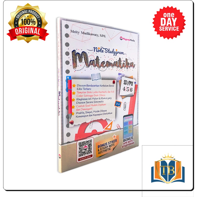 BUKU RUMUS SD - BUKU MATEMATIKA - NOTE STUDYGRAM MATEMATIKA SD-MI KELAS 4-5-6