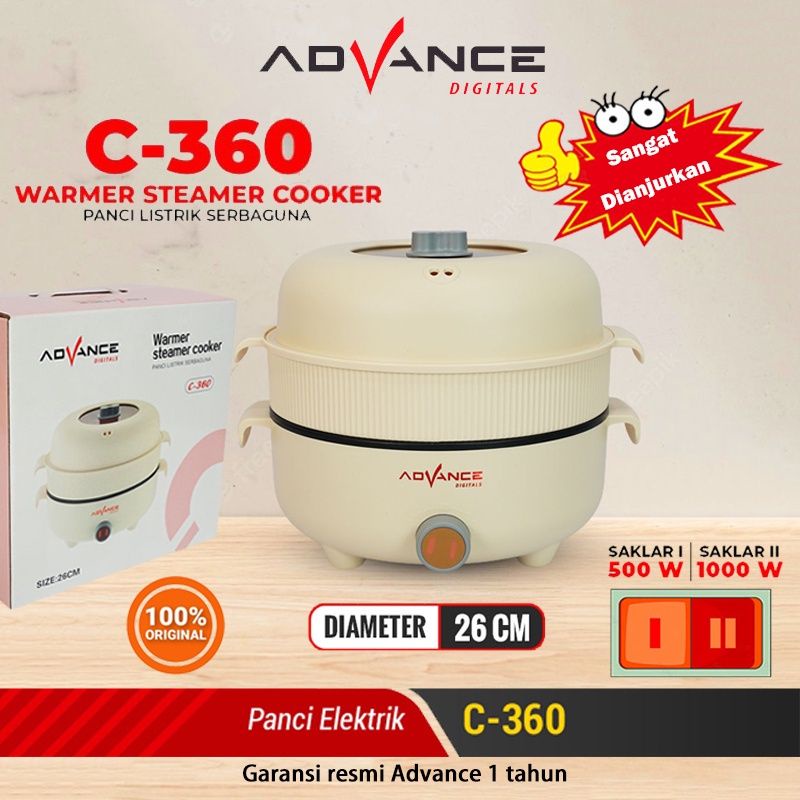 Panci listrik serbaguna Advance C360 / C 360