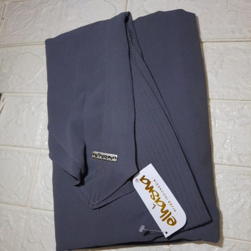 ELHASNA//KHIMAR L ORI ELHASNA/CERUTY BABYDOLL DUA LAYER/KHIMAR ELHASNA/KHIMAR LANCIP-Abu tua