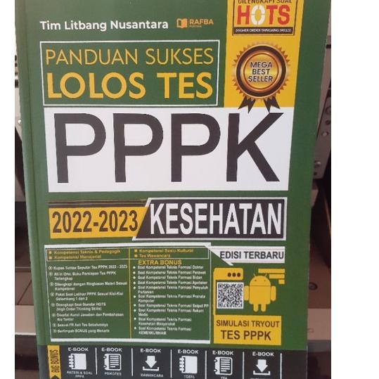

Keluaran Terbaru.. PANDUAN SUKSES LOLOS TES PPPK 2022-2023 KESEHATAN