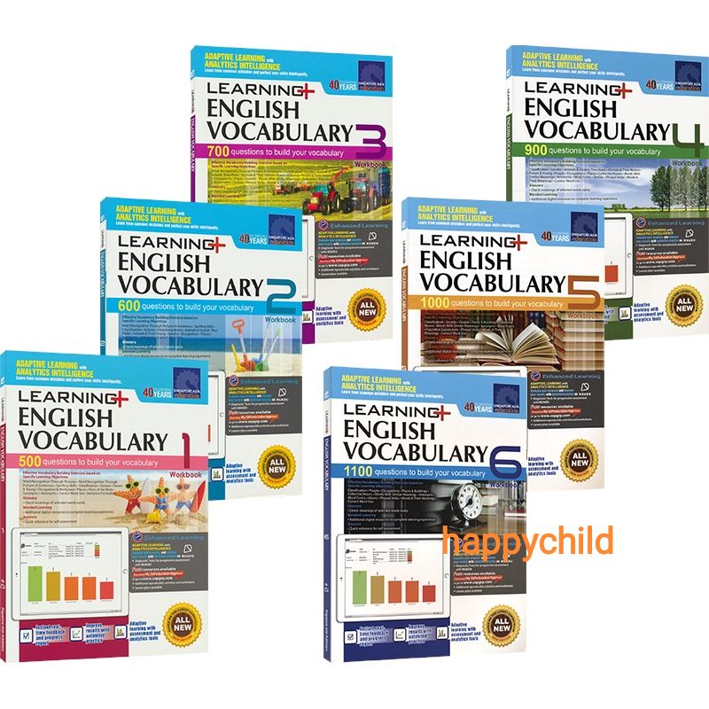 SAP vocabulary G1-G6 buku vocabulary buku anak buku impor happychild