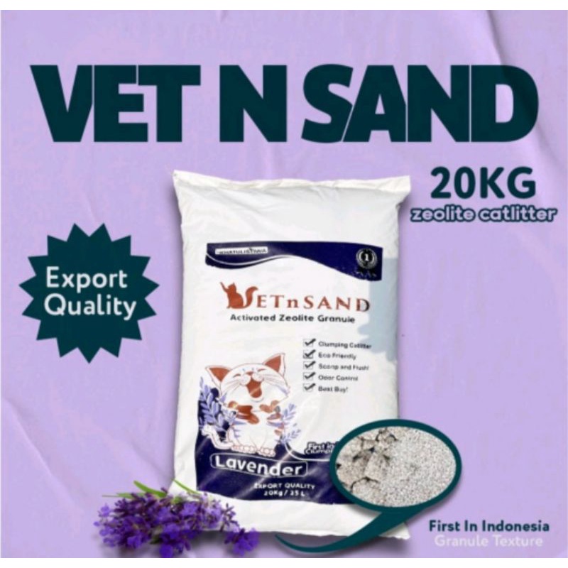 Vetsand 20kg/ Pasir wangi dan gumpal