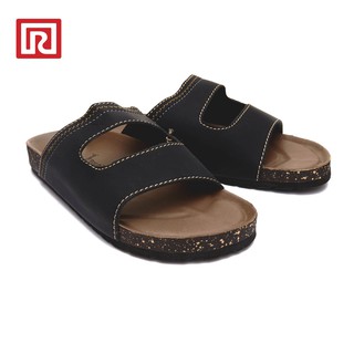  Ramayana  Polo Ralph House Carlo 01 Sandal  Pria  Hitam 