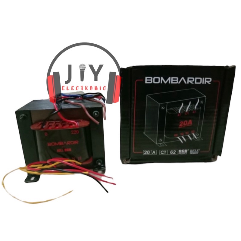 Trafo Travo Kotak Bombardir Black 20A CT 62V Bombardir BGR Bell