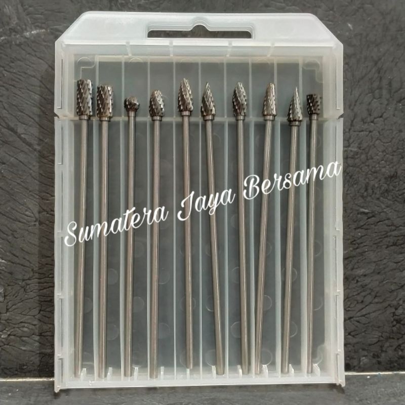 Mata cuner 3mm x 6mm Long panjang set 10 pcs Mata bor cun Mata tuner 3 mm x 6 mm set 10pcs