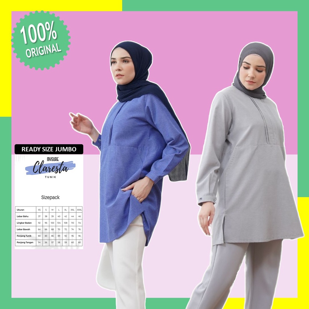 Mysure Atasan Tunik Baju Tunik Wanita Terbaru 2021 Kekinian Remaja Dress Muslim Jumbo Terbaru Pakaia