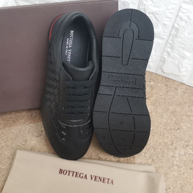 sepatu pria sneakers kulit asli leather sepatu anyaman kets casual botega