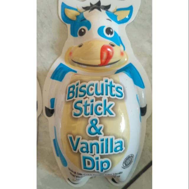 

Biscuit Stick and Vanilla and Chocolate Dip