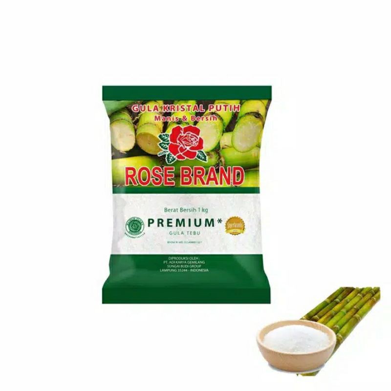 

ROSE BRAND Gula Kristal Premium 1 kg