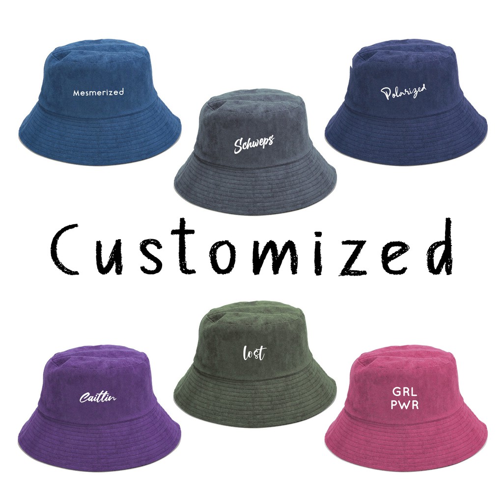 Suedehead Bucket Hat - Bahan Suede Beludru Tebal - Classy dan Elegan (Miso)