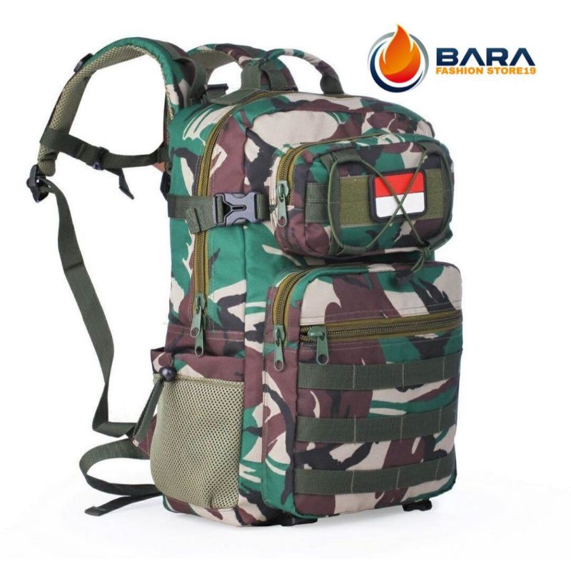 Tas ransel libanon loreng Tni / Ransel militer / tas original tni