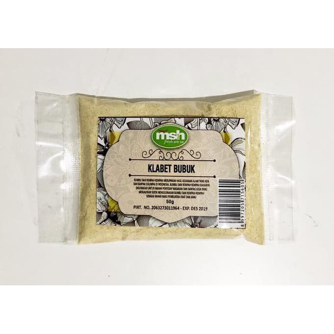 

BERKUALITAS! Klabet Bubuk Pack