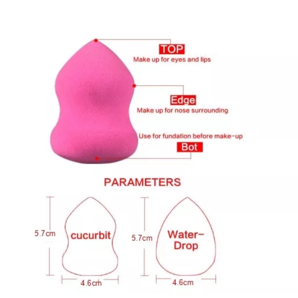 Beauty Blender Sponge/ Make Up Tools/ Spons Blender/ Spons Make Up Import