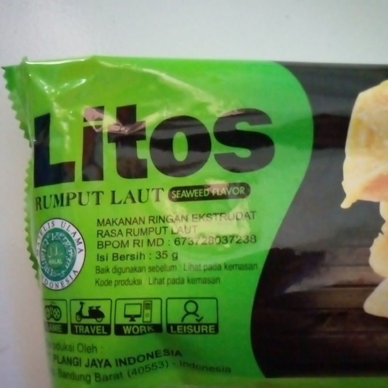 LITOS Snack Kripik Rumput Laut Cemilan Enak Sehat Keluarga