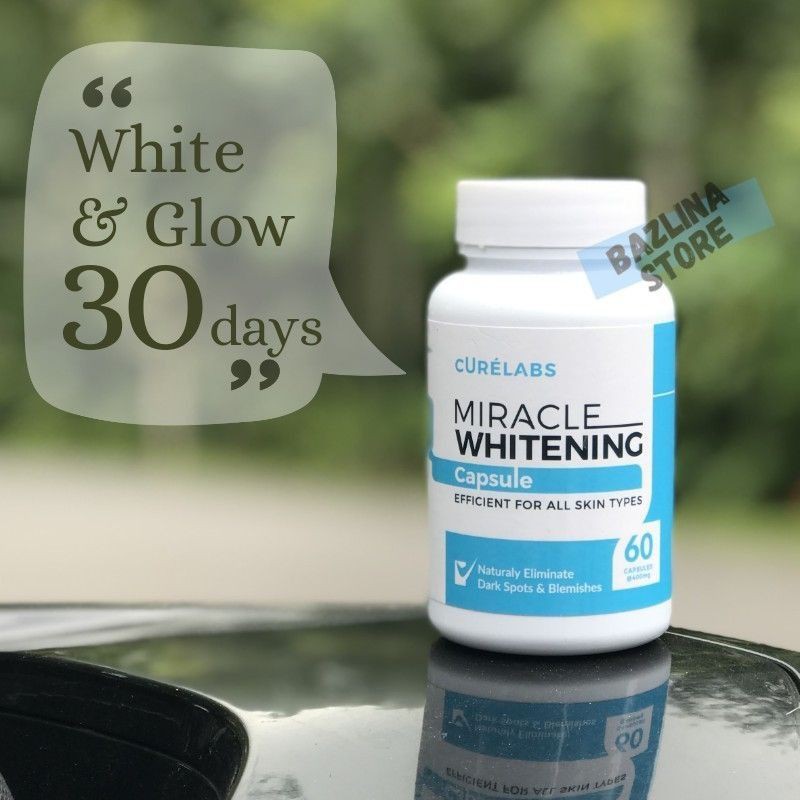 Curelabs Miracle Whitening Capsule Kapsul Pemutih Badan Alami