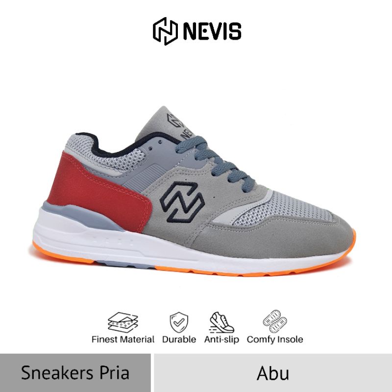 Sepatu Sneakers Pria Terbaru Nevis Nvs 26 Sepatu Sport Running Gym Fitness Sekolah Original