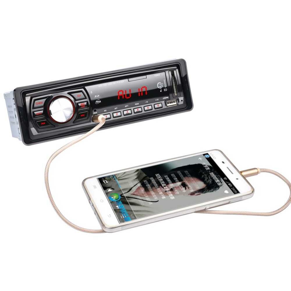 Audio Player Mobil 12V 1Din FM Receiver AUX USB SD Slot