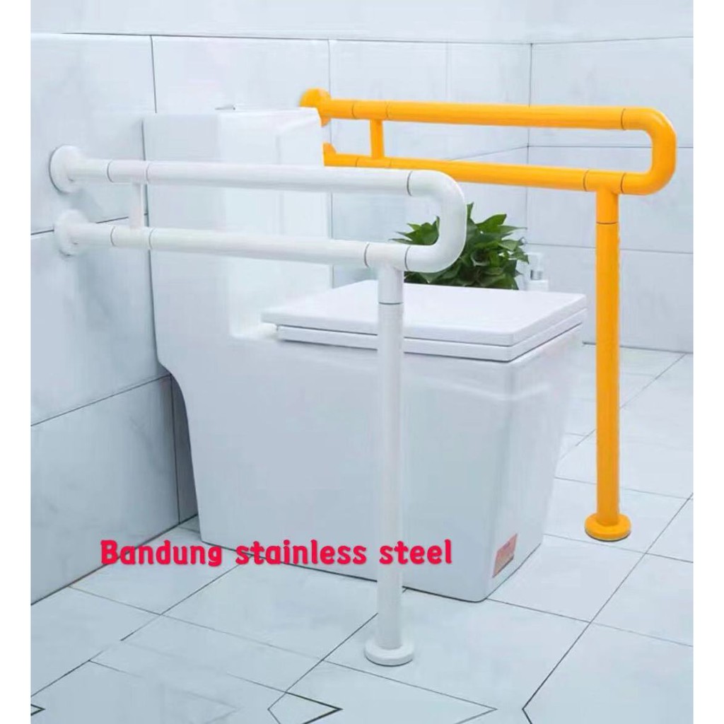 Handle U pegangan U closet duduk grip bar toilet kamar mandi