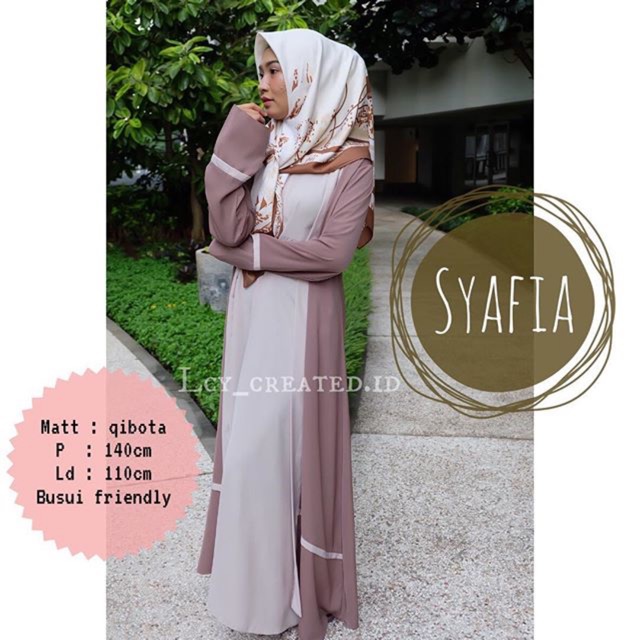 SYAFIA DRESS (GAMIS MURAH)