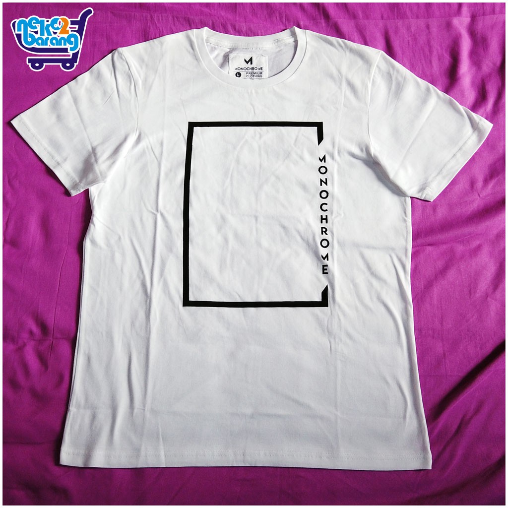 Kaos Monochrome Putih