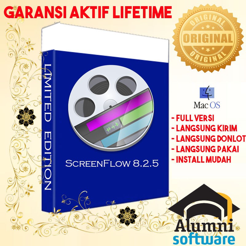 [FULL VERSION] ScreenFlow 8 Mac Recording Software - GARANSI AKTIVASI