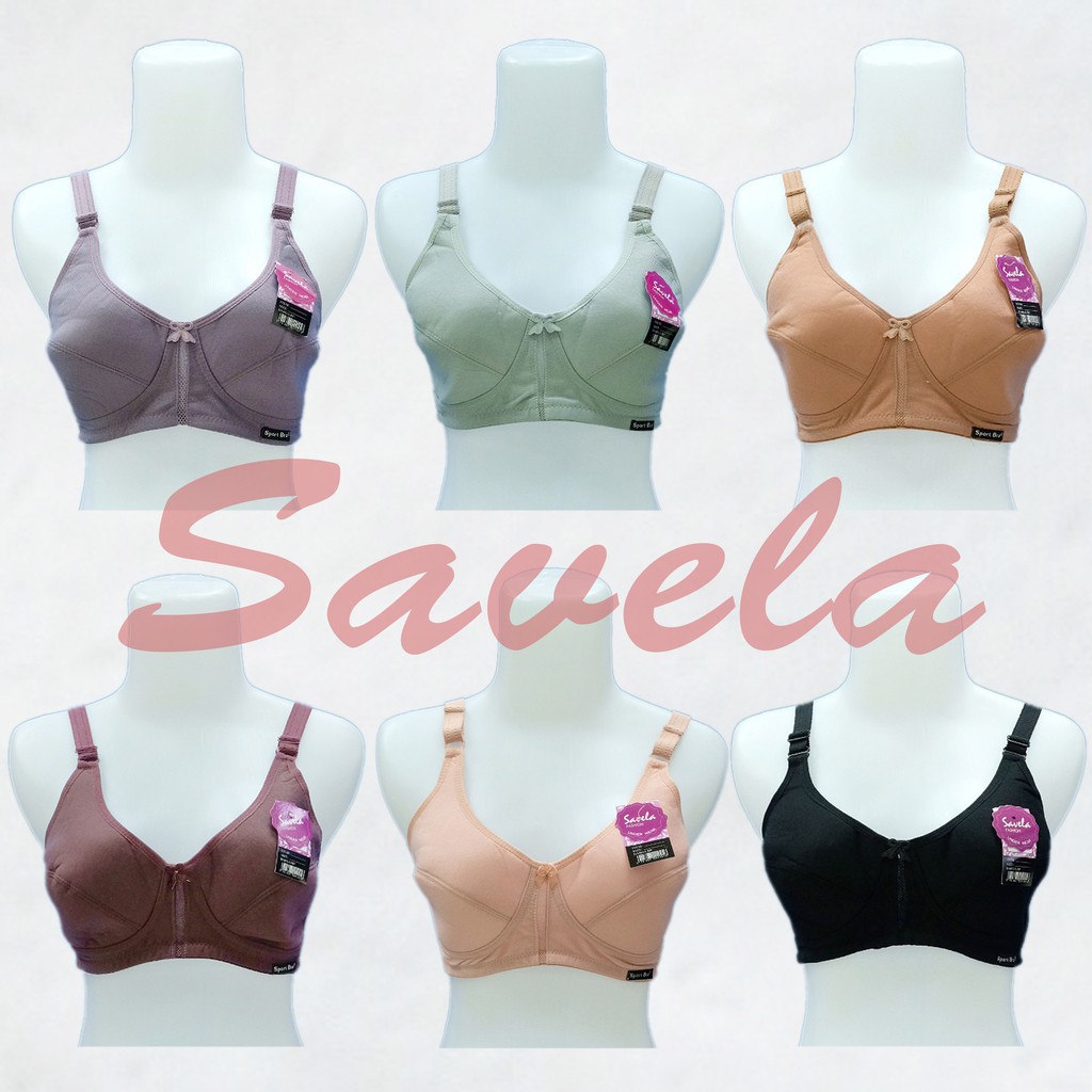 Sport Bra CUP Besar Kait 3 / BRA Size Besar MURAH / NON BUSA, NON KAWAT / SAVELA / UKURAN 40 42 44