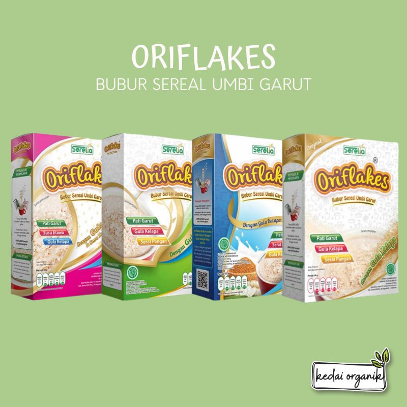 

ORIFLAKES Bubur Sereal Umbi Garut 350gr