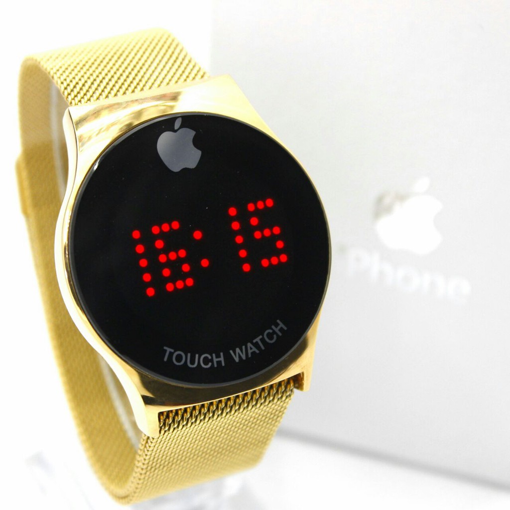 Jam Tangan Wanita Iphone Magnet Bulat