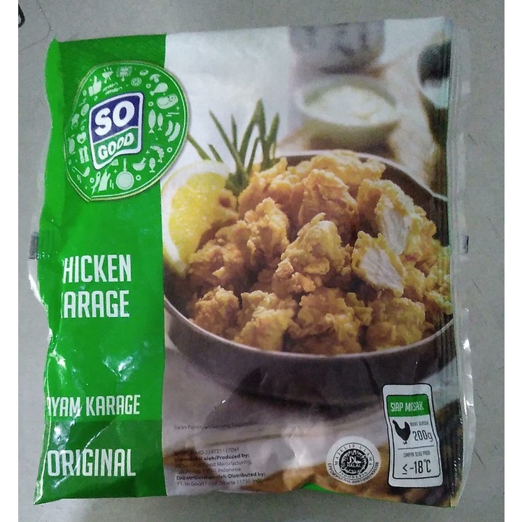 

SO GOOD CHIICKEN KARAGE 200 GR