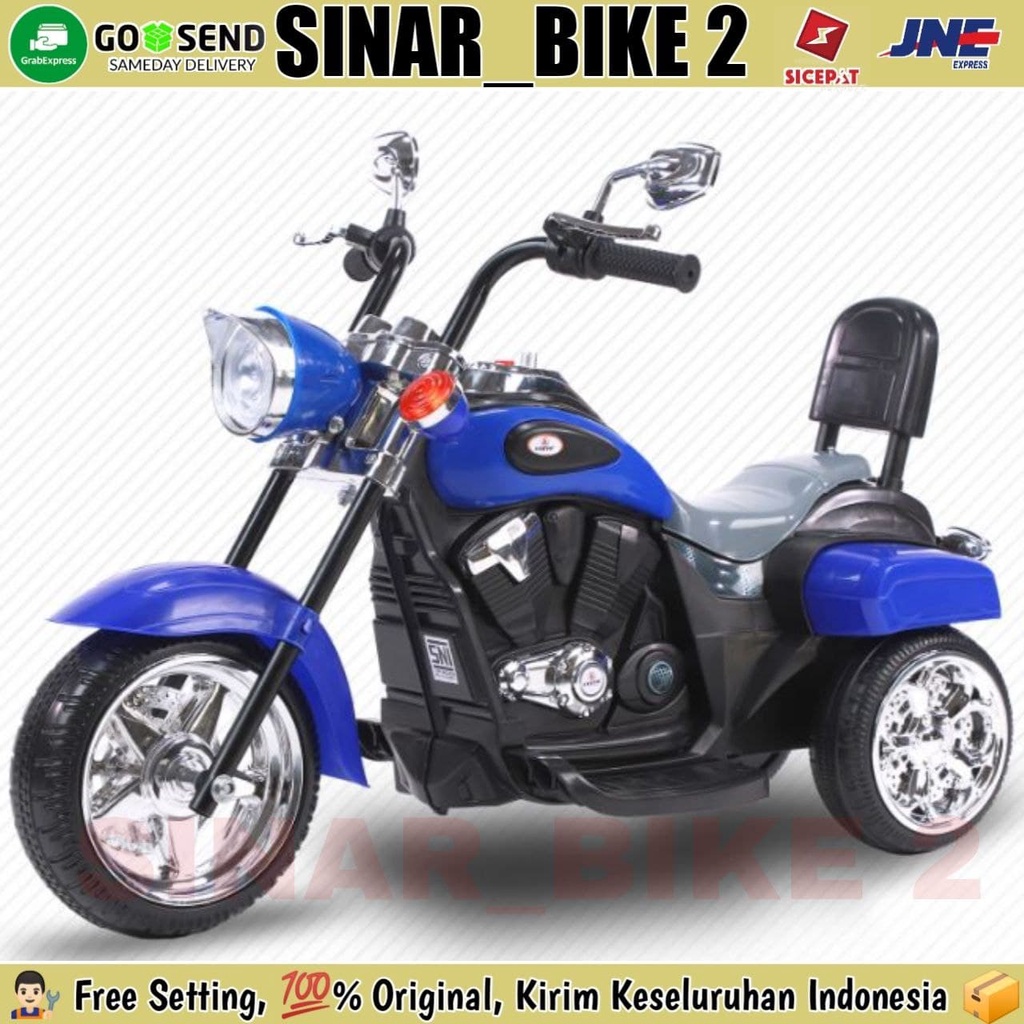 Jual Mainan Anak Motor Aki Model Harley Davidson Toya Exotic EMT-2202