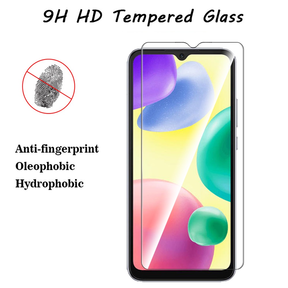 Pelindung Layar Tempered Glass Redmi 10C Redmi 10A Redmi 9C Paket 2 in 1