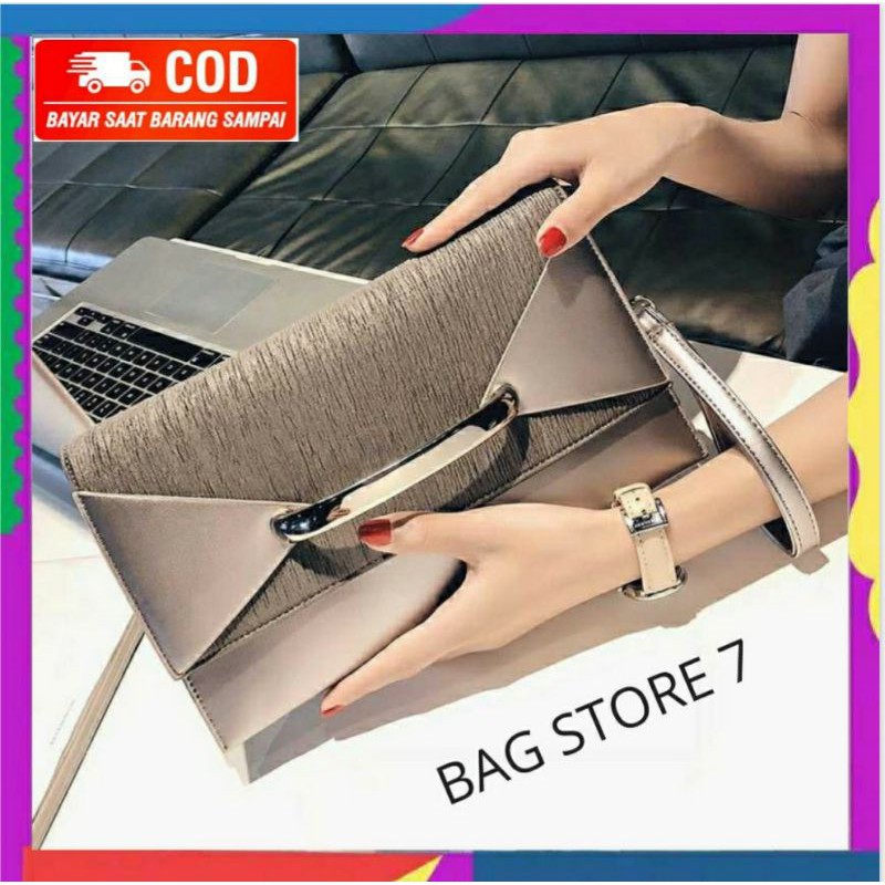 TAS WANITA CEWEK CLUTCH PESTA IMPORT BRANDED ELEGAN TERBARU MURAH CANTIK BATAM ORI/BAG STORE 7