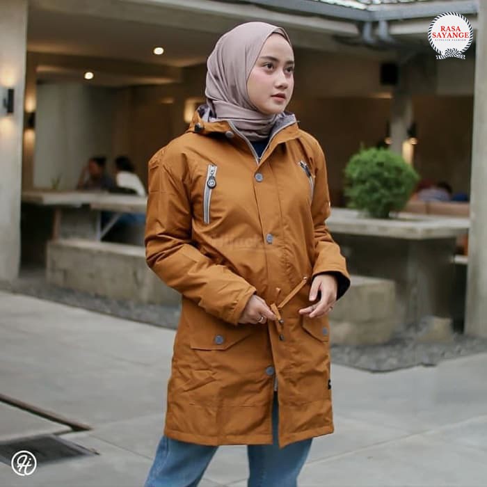 Hijacket Montix IMPERIAL GOLD Hoodie Original - Jaket Parka Outdoor Coklat Anti Air Dan Angin