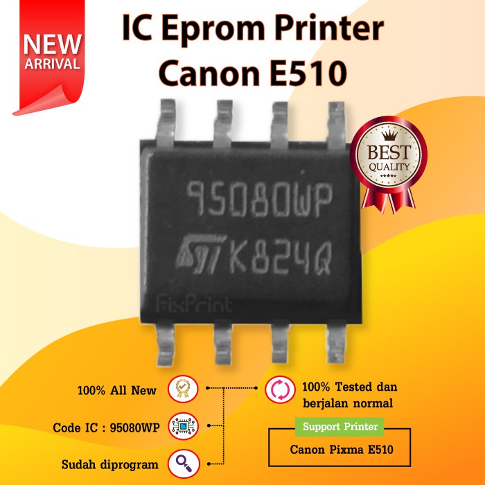 IC Eprom Printer Canon E510 95080WP Eeprom E510 Counter E510