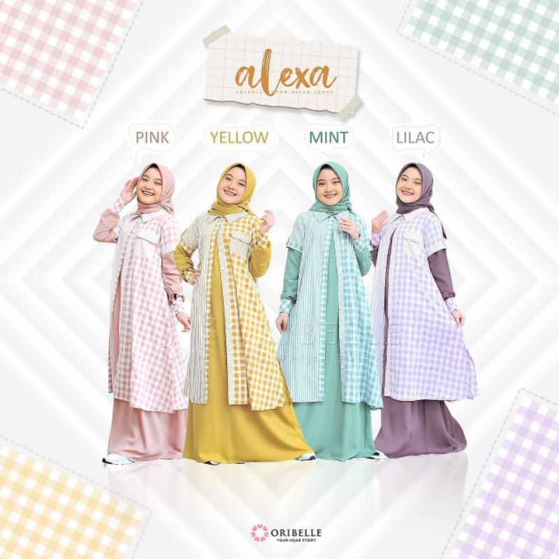 Oribelle Kids/ Alexa Oribelle/ Gamis remaja/ Gamis cantik