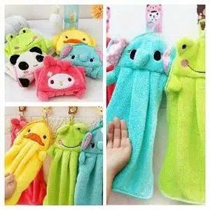 Lap Tangan Handuk KARAKTER Lucu - Handuk Mini Karakter Pengering Tangan Basah chn wastafel dapur cuci tangan hand towel