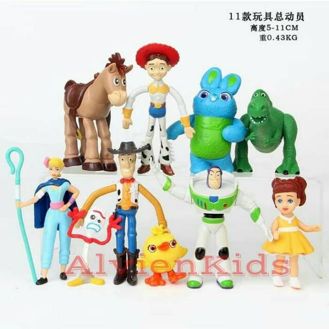 Mainan anak toy story 4 figure woody set 11 bh