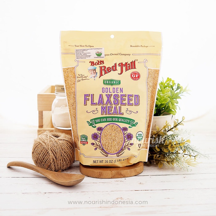 

D02D1 Bob'S Red Mill, Organic Golden Flaxseed Meal, 16 Oz (453 G) Da01D100