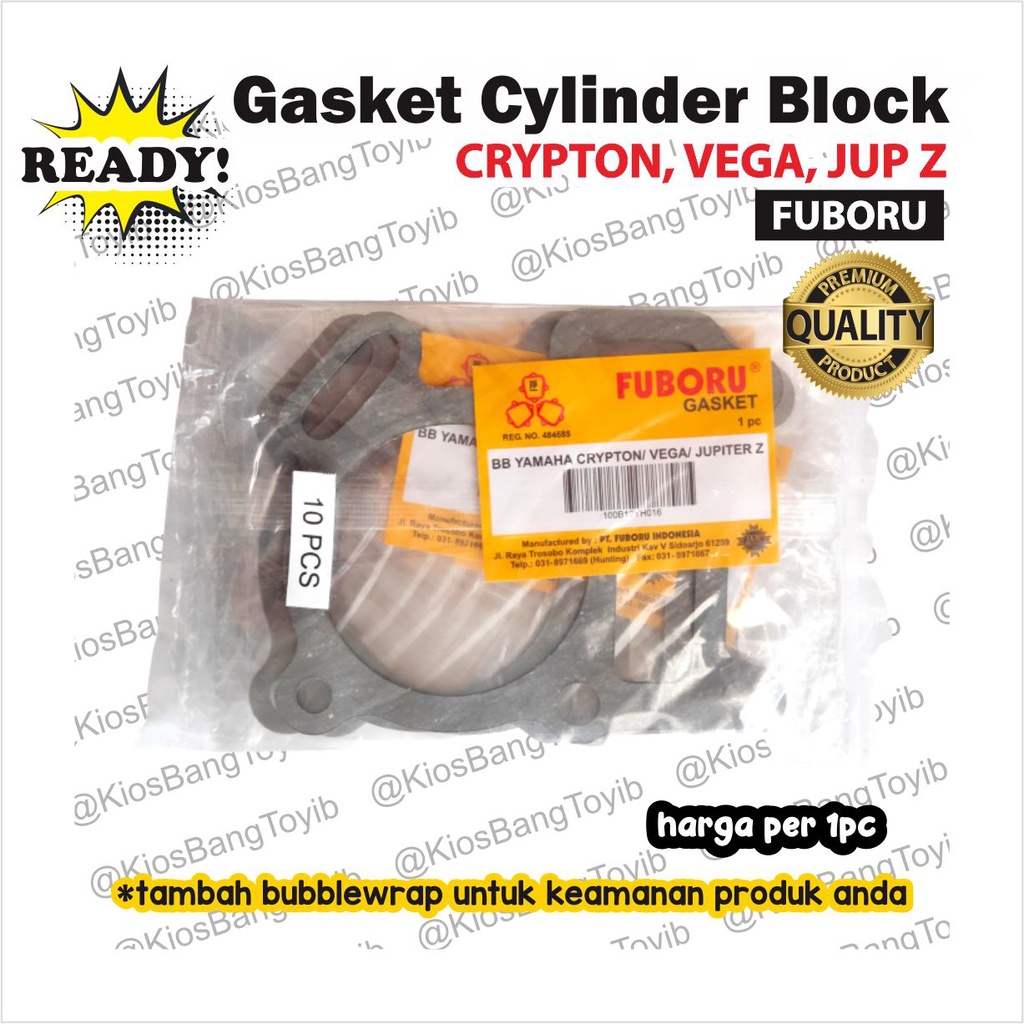 Packing Gasket Cylinder Block (BB) Crypton Vega Jupiter Z (FUBORU)