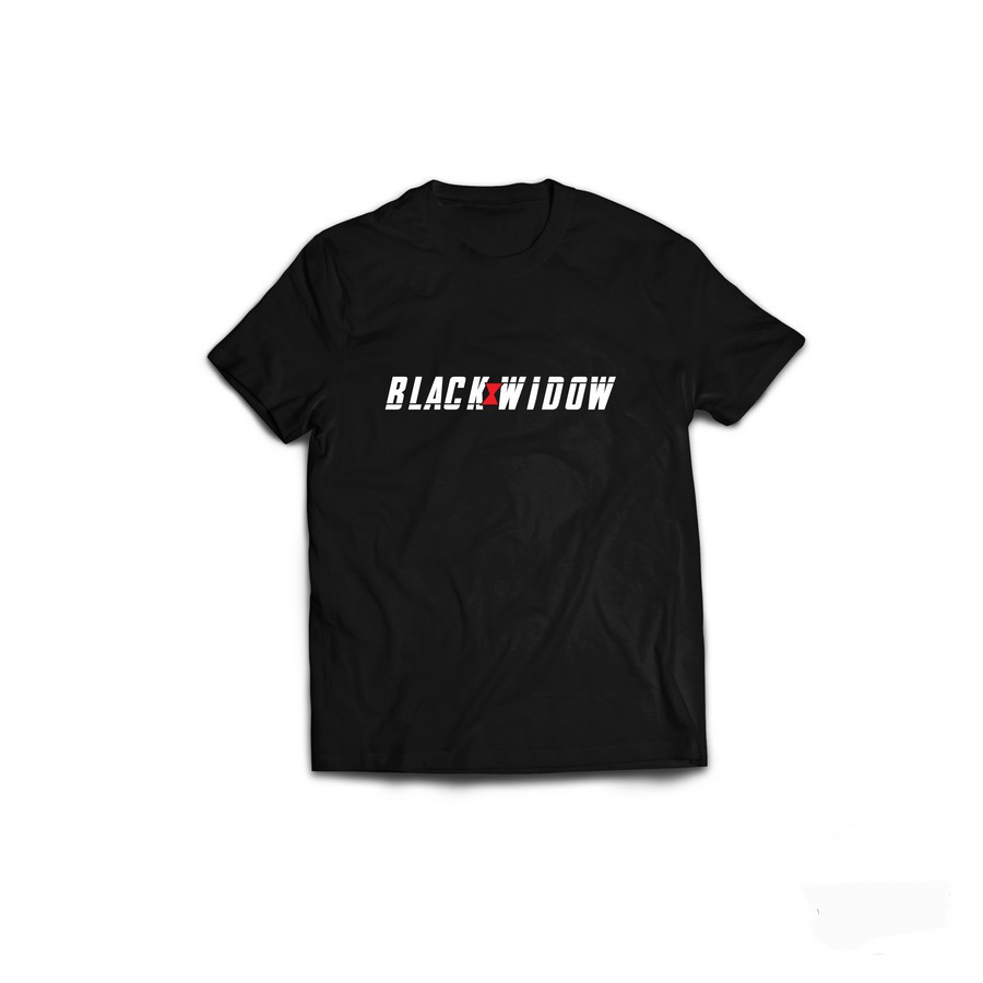 Kaos Logo Black Widow Marvel Avengers