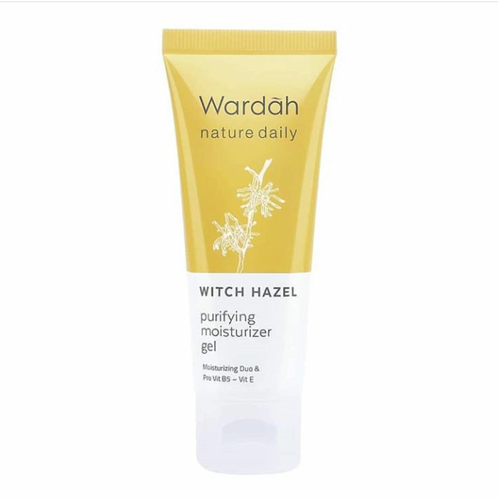 Wardah nature daily witch hazel purifying moisturizer gel