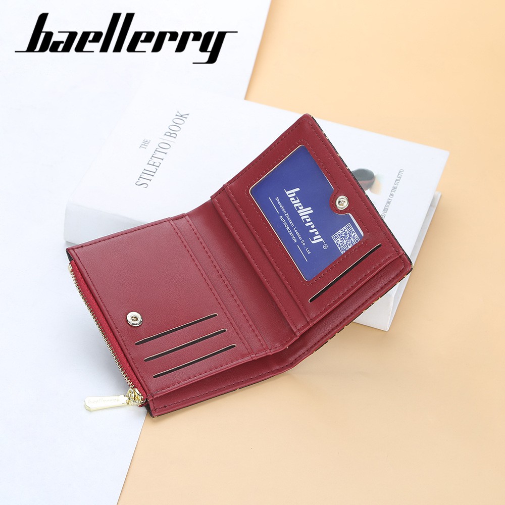 BAELLERRY DR076 Dompet Wanita Kecil Bahan Kulit PU Leather Premium WATCHKITE WKOS