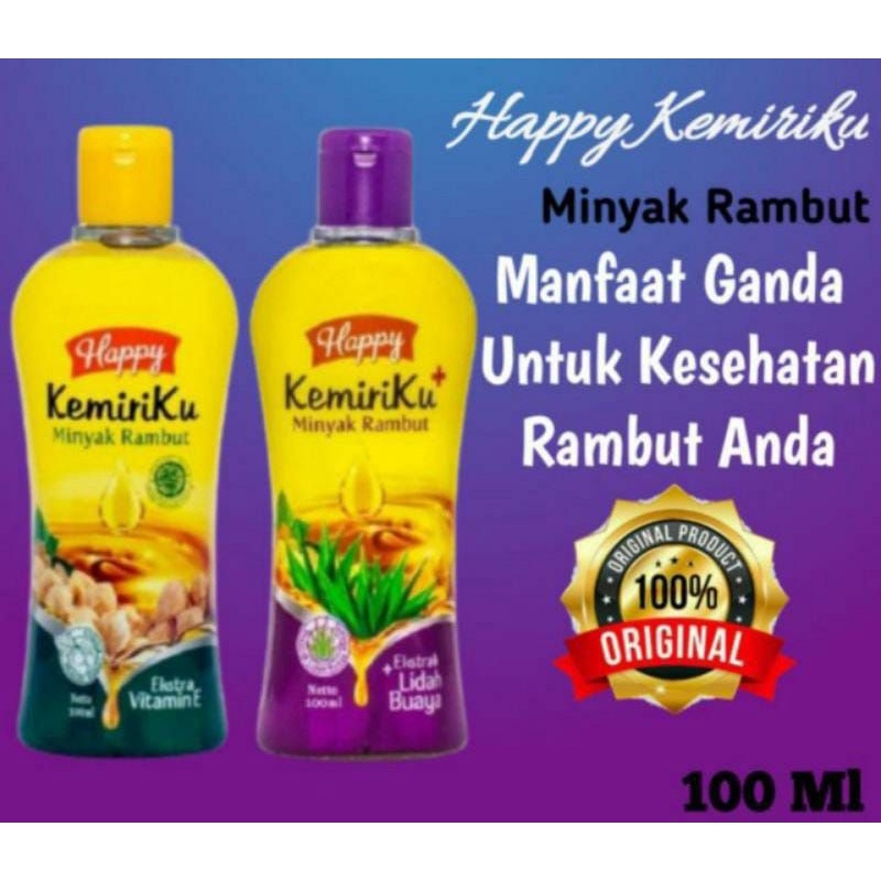 Minyak Kemiri Happy Kemiriku 100 ML-ORIGINAL 100%